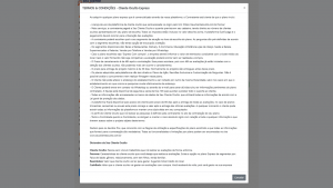 Termos de Uso para Contratar Cliente Oculto Essencial